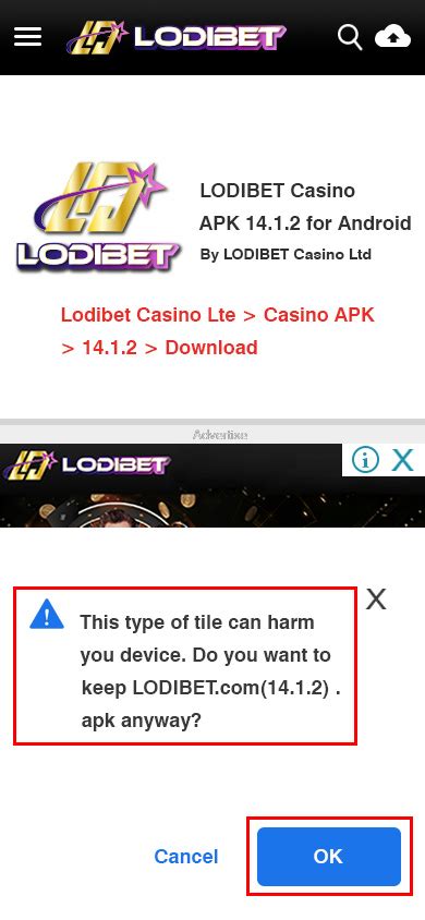 Download LODIBET Casino APK and Install .